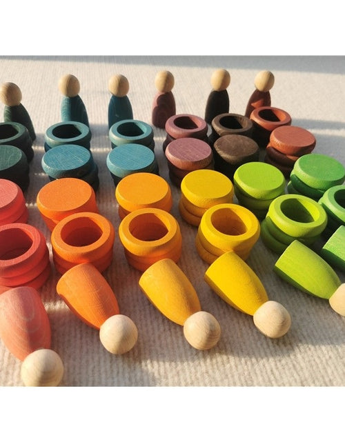 Load image into Gallery viewer, Kids Wooden Toys Beech Rainbow
