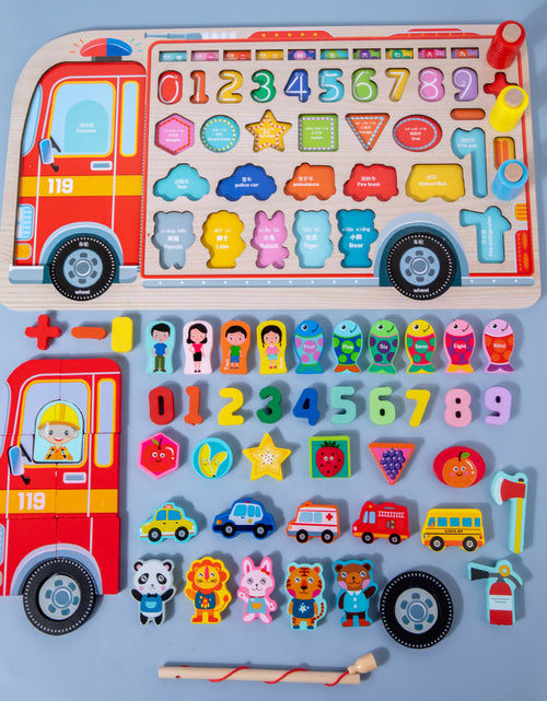 Load image into Gallery viewer, Wooden Montessori Educational Toys
